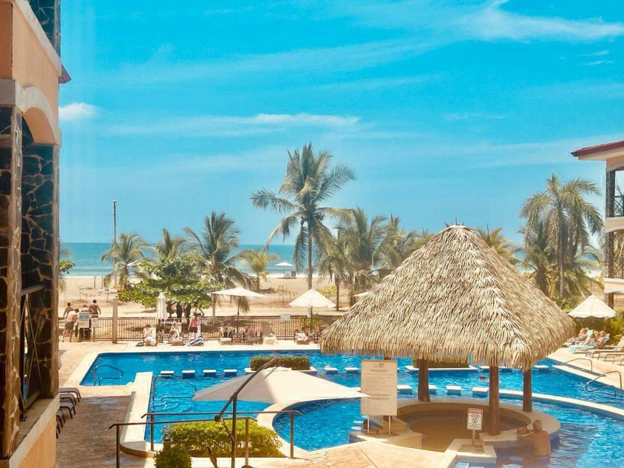 Apartamento De Lujo Las 3 Gotas Jaco, Frente Al Mar Con Vista A La Playa מראה חיצוני תמונה