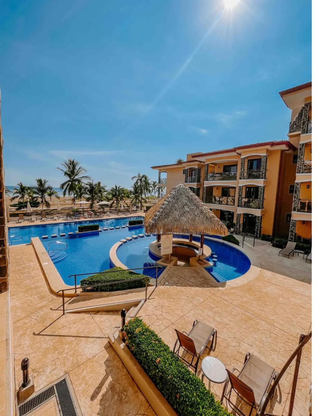 Apartamento De Lujo Las 3 Gotas Jaco, Frente Al Mar Con Vista A La Playa מראה חיצוני תמונה